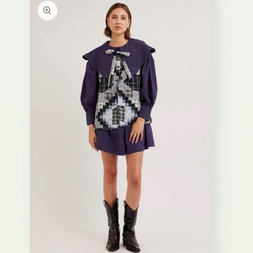 Damson Madder Maxxy Patchwork Gilet Vest